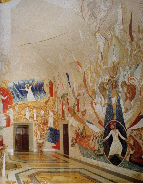 Marko Ivan Rupnik: Cappella Redemptoris Mater - 1996-1999 - Palazzo Apostolico, Vaticano