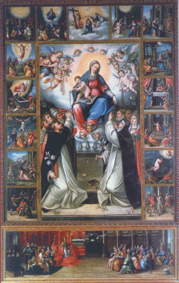                                                                       MADONNA DEL SANTO ROSARIO E MISTERI - Chiesa Matrice di S. Silvestro Papa, Civitanova del Sannio
